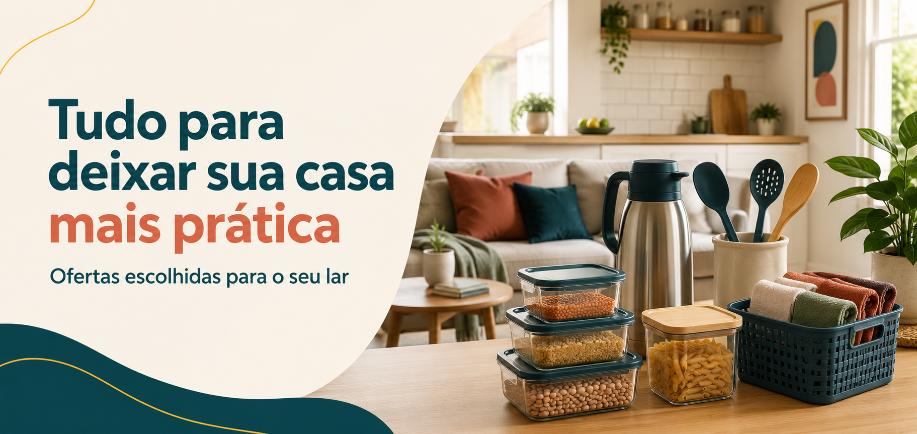 Tudo para deixar sua casa mais prática - ofertas escolhidas para o seu lar